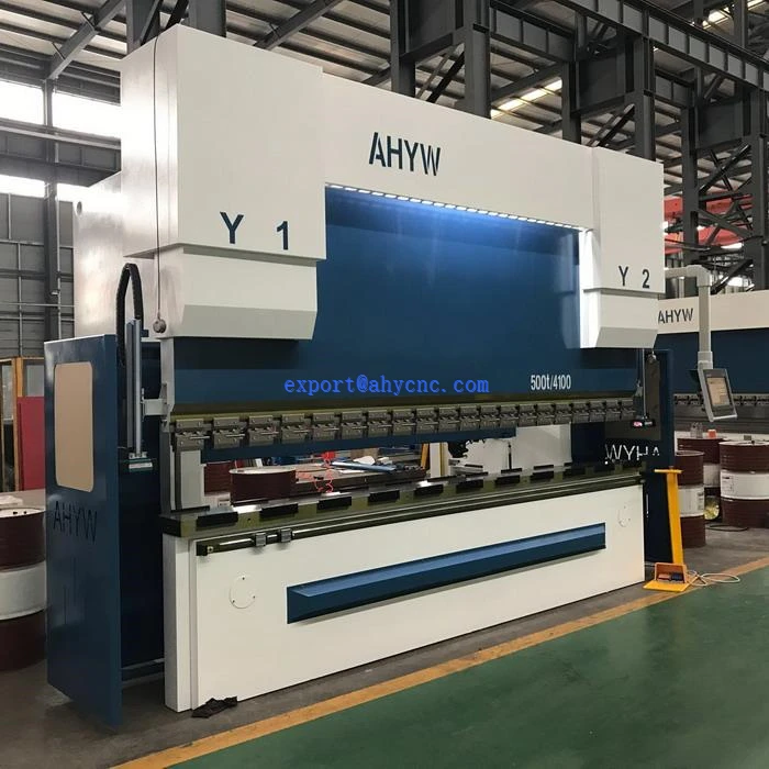 AHYW Yawei 500T4m cnc sheet metal bending machine delem da58t china suppliers