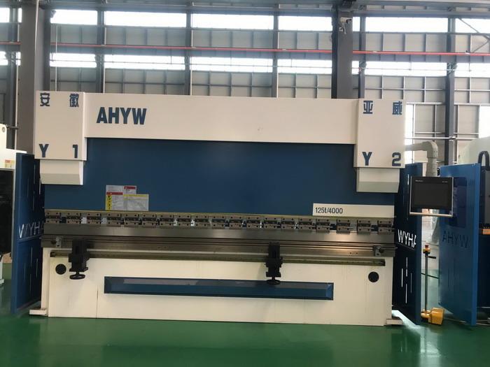 Yawei 125T4M 4 แกน CNC กดเบรค DA58T
